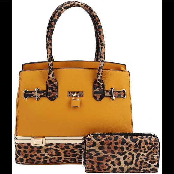 Leopard Purse and Wallet Set - Picture 4 of 8